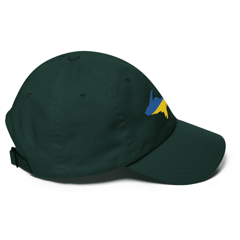 Michigan Upper Peninsula Dad Hat (Ukraine Edition)