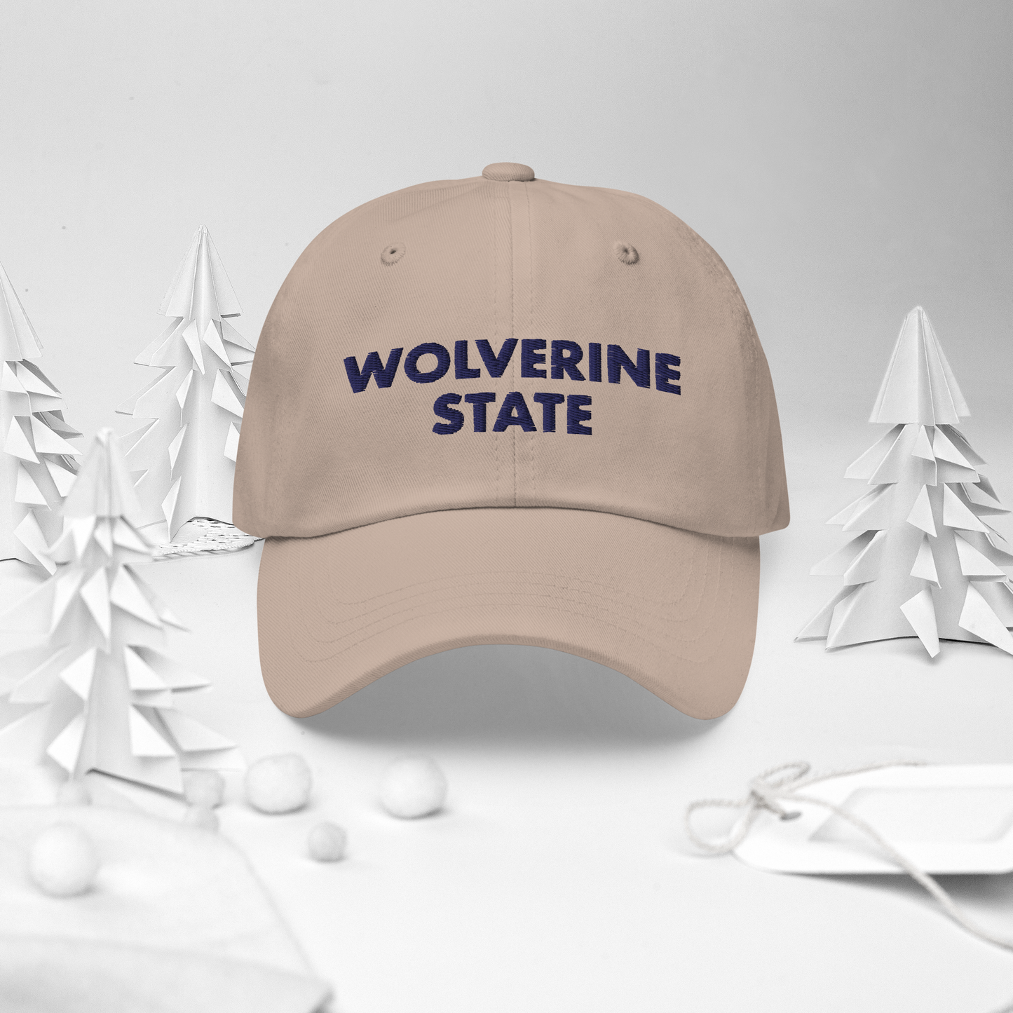 Michigan 'Wolverine State' Dad Hat (Geometric Sans Font)