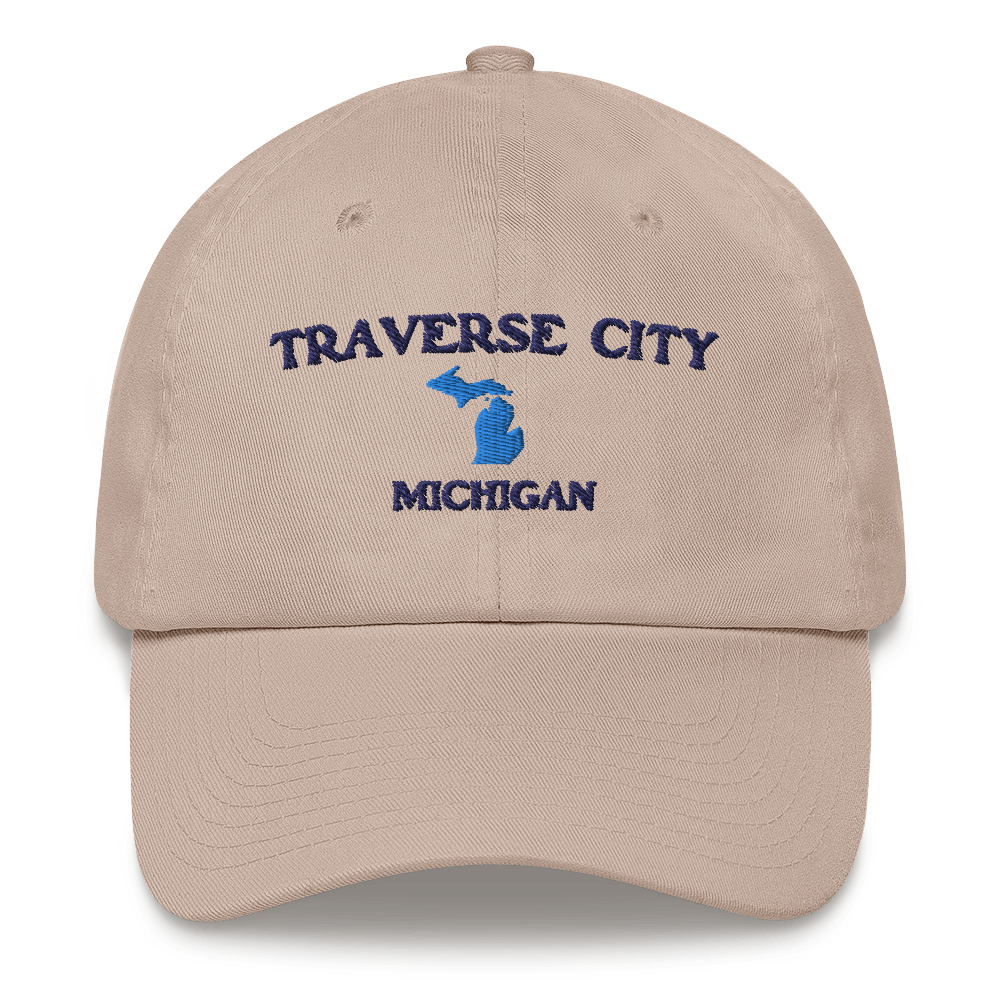 'Traverse City Michigan' Dad Hat (w/ Michigan Outline)