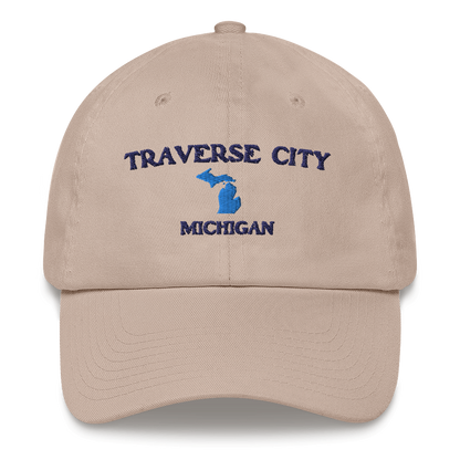 'Traverse City Michigan' Dad Hat (w/ Michigan Outline)