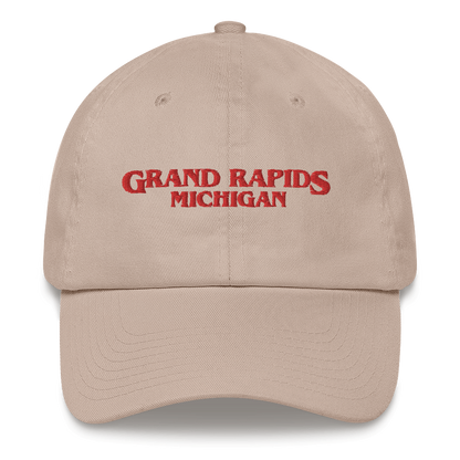 'Grand Rapids Michigan' Dad Hat (1980s Drama Parody)