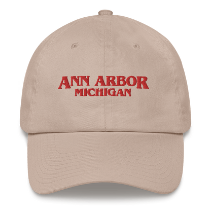 'Ann Arbor Michigan' Dad Hat (1980s Drama Parody)