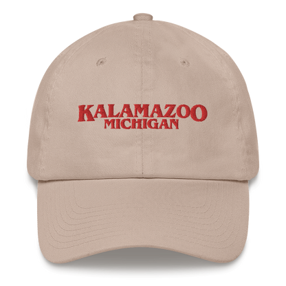 'Kalamazoo Michigan' Dad Hat (1980s Drama Parody)