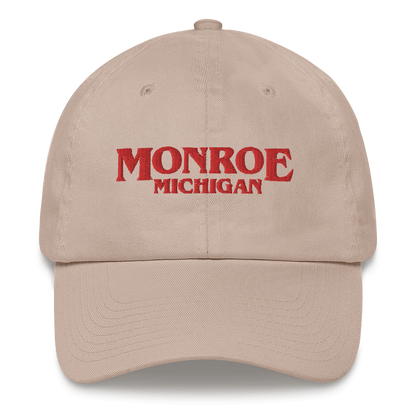 'Monroe Michigan' Dad Hat (1980s Drama Parody)