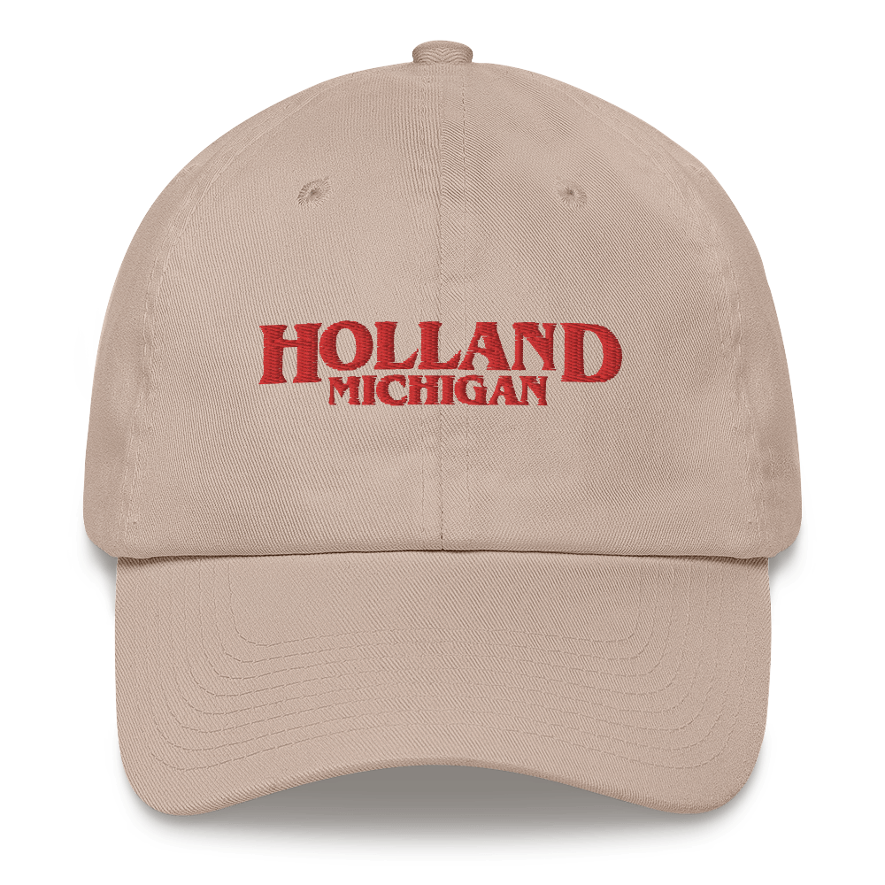 'Holland Michigan' Dad Hat (1980s Drama Parody)