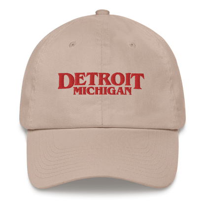 'Detroit Michigan' Dad Hat (1980s Drama Parody)