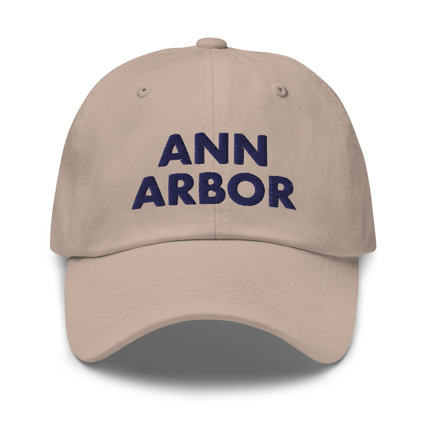 'Ann Arbor' Dad Hat | Gold/Navy Embroidery