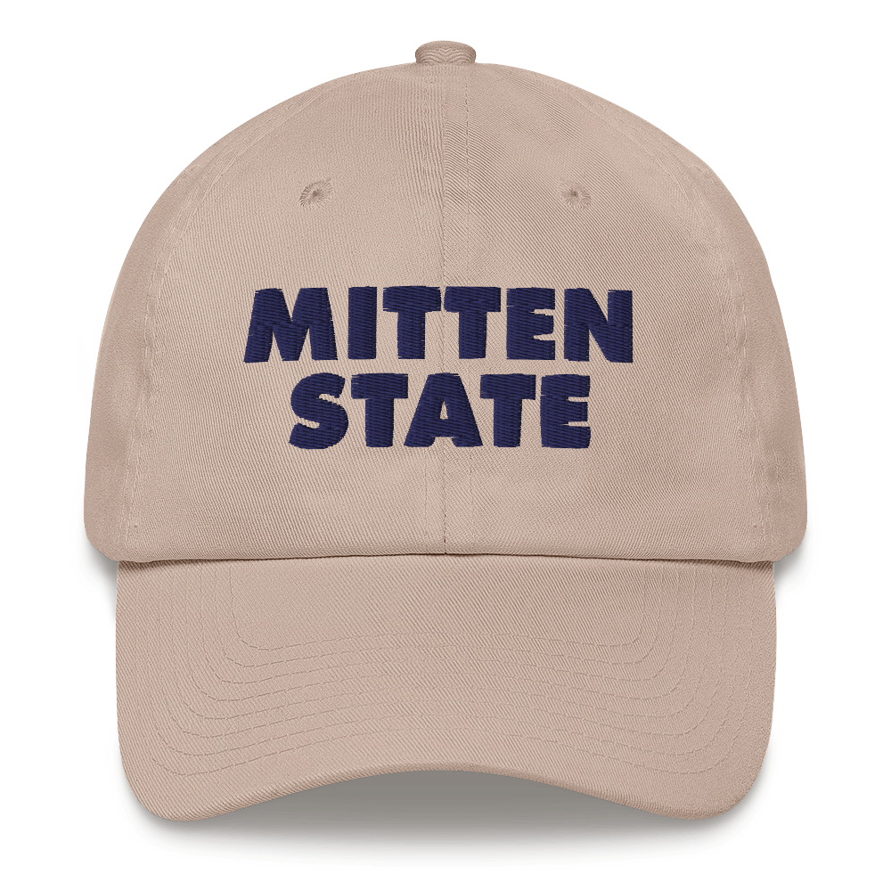 Michigan 'Mitten State' Dad Hat (Geometric Sans Font)