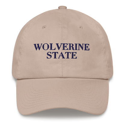 Michigan 'Wolverine State' Dad Hat (Didone Font)