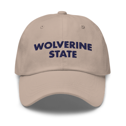 Michigan 'Wolverine State' Dad Hat (Geometric Sans Font)