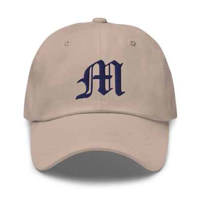 Old English 'M' Dad Hat (w 'Michigan' Back Design)