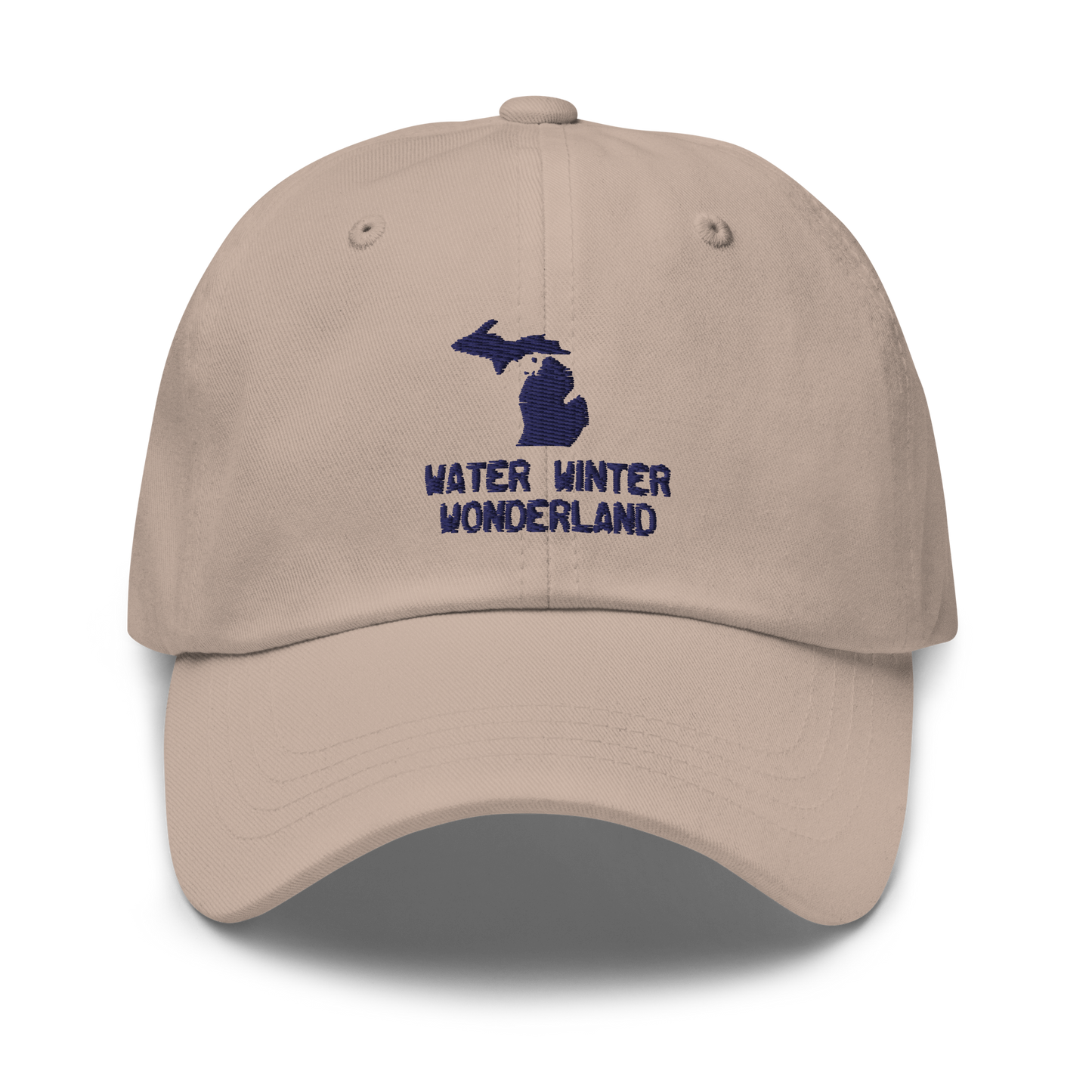 'Water Winter Wonderland' Dad Hat (w/ Michigan Outline)