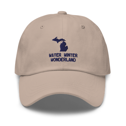 'Water Winter Wonderland' Dad Hat (w/ Michigan Outline)