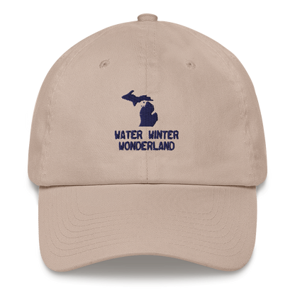 'Water Winter Wonderland' Dad Hat (w/ Michigan Outline)