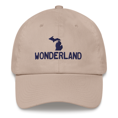 Michigan 'Wonderland' Dad Hat (Licence Plate Font)