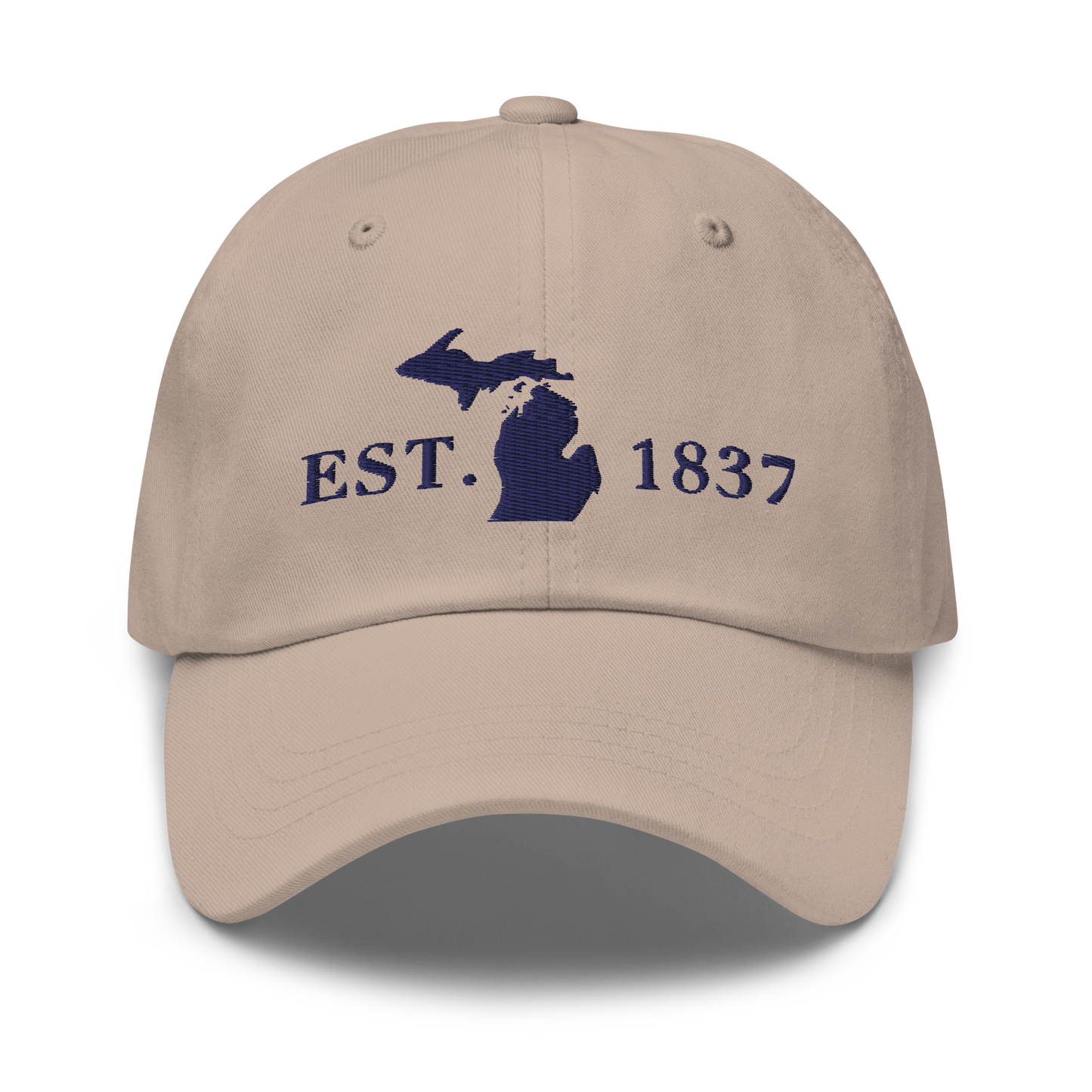 Michigan 'EST 1837' Dad Hat (Didone Font)