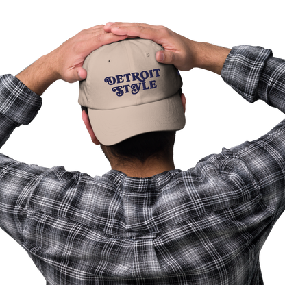 'Detroit Style' Dad Hat (w 'MDCCI' Side Design)