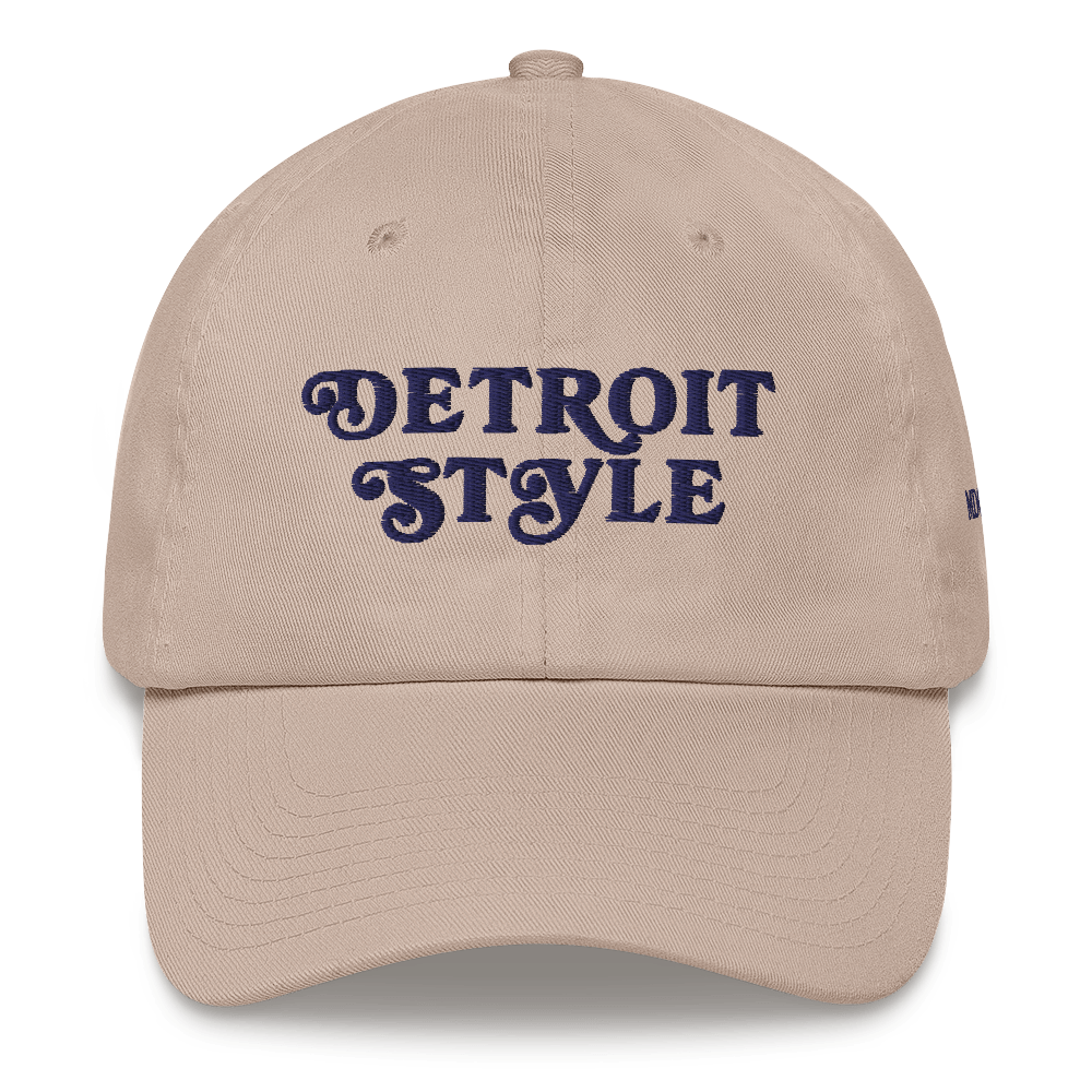 'Detroit Style' Dad Hat (w 'MDCCI' Side Design)