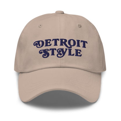 'Detroit Style' Dad Hat (w 'MDCCI' Side Design)