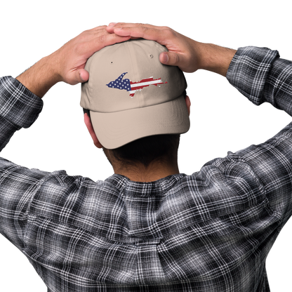 Michigan Upper Peninsula Dad Hat (Patriot Edition)