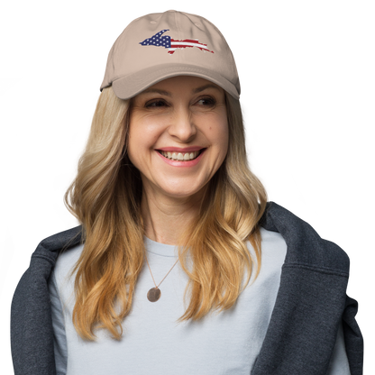 Michigan Upper Peninsula Dad Hat (Patriot Edition)