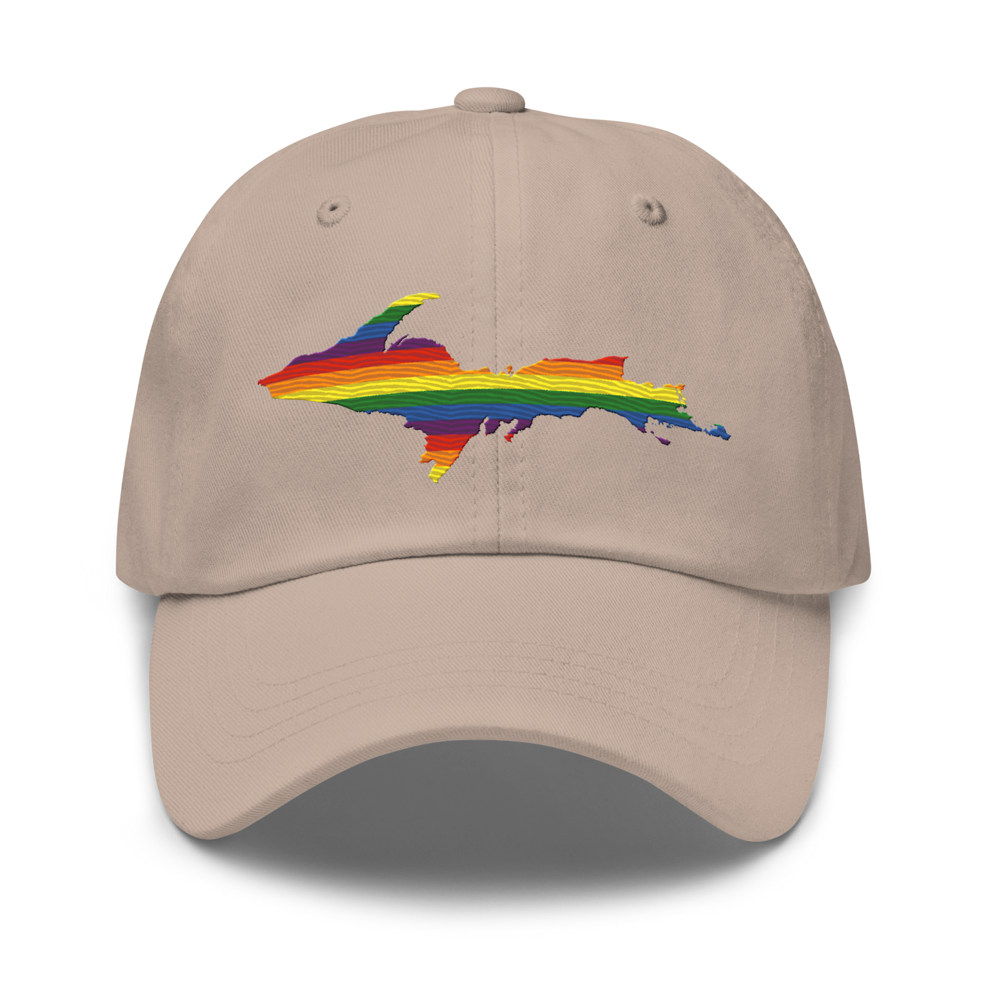 Michigan Upper Peninsula Dad Hat (Pride Edition)