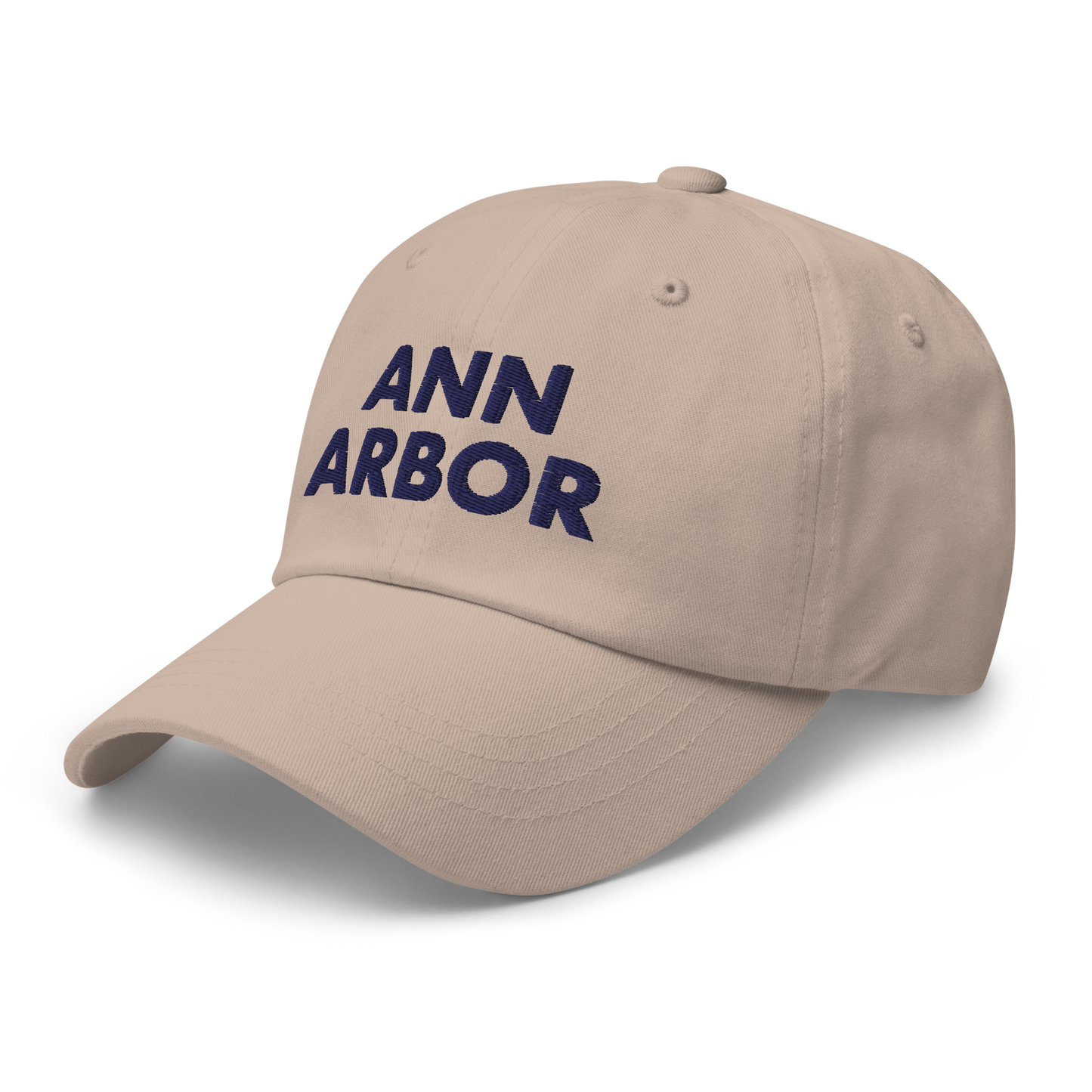 'Ann Arbor' Dad Hat | Gold/Navy Embroidery