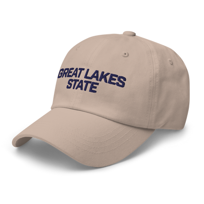 Michigan 'Great Lakes State' Dad Hat (Maritime Font)