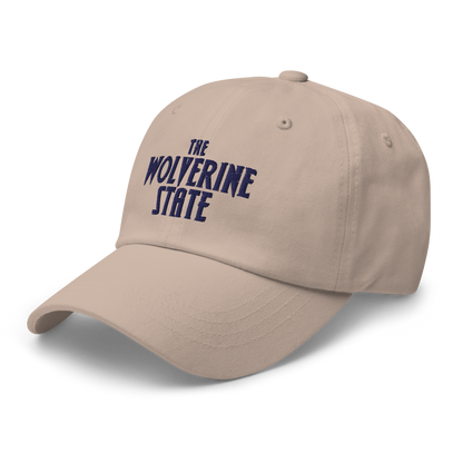 'The Wolverine State' Dad Hat (Vicious Mustelid Font)