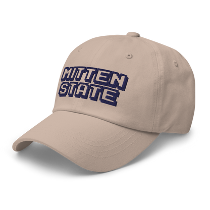 Michigan 'Mitten State' Dad Hat (Arcade Font)