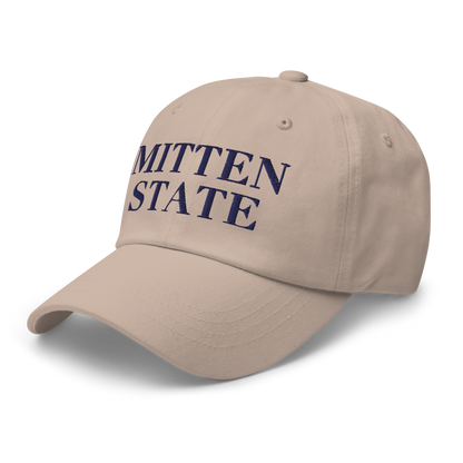 Michigan 'Mitten State' Dad Hat (Didone Font)