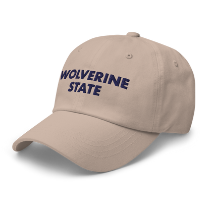 Michigan 'Wolverine State' Dad Hat (Geometric Sans Font)