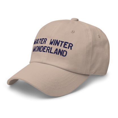 Michigan 'Water Winter Wonderland' Dad Hat (Licence Plate Font)