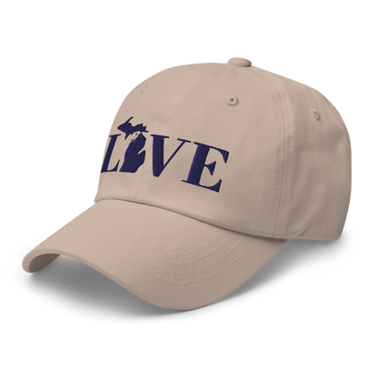 Michigan 'Love' Dad Hat (Didone Font)