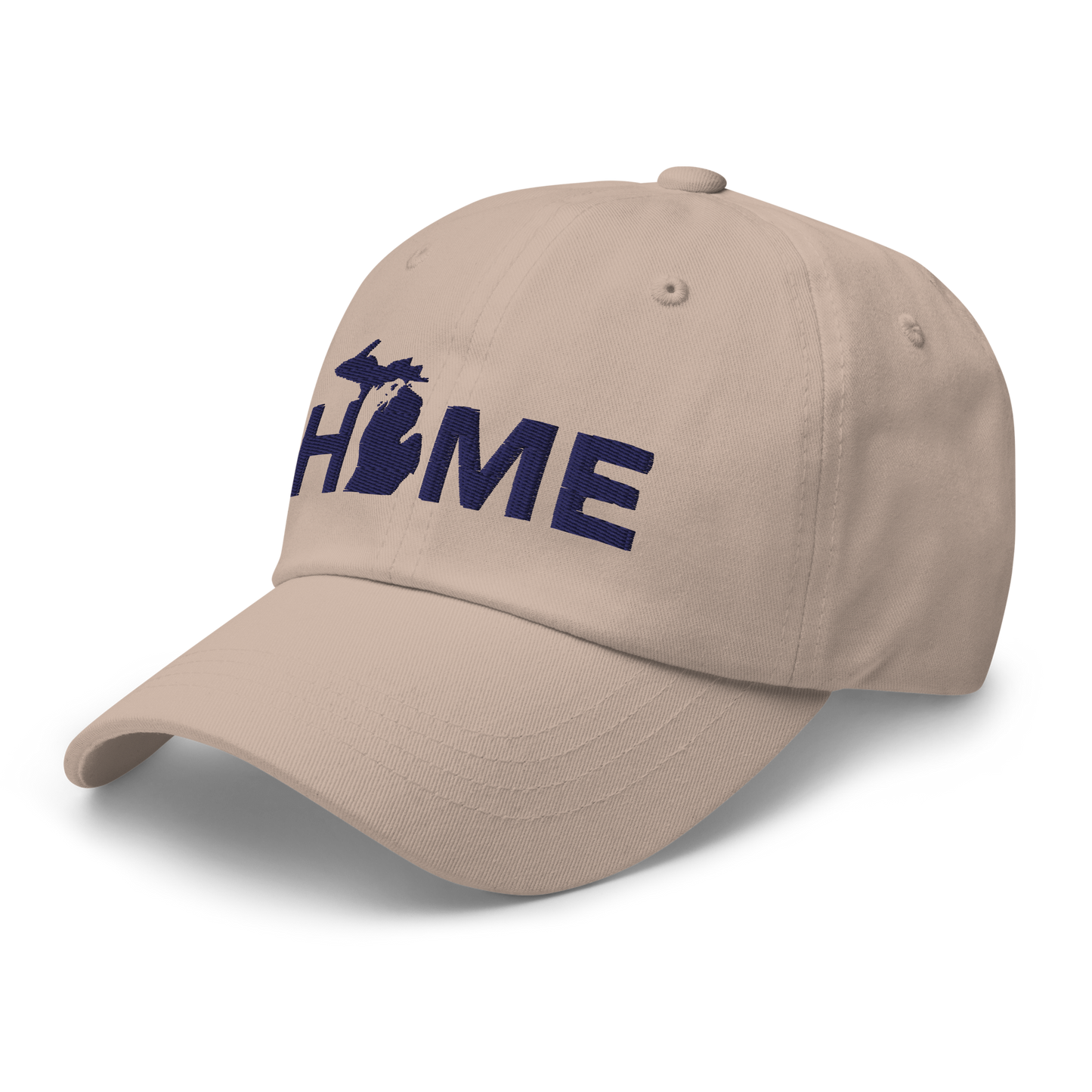 Michigan 'Home' Dad Hat (Geometric Sans Font)