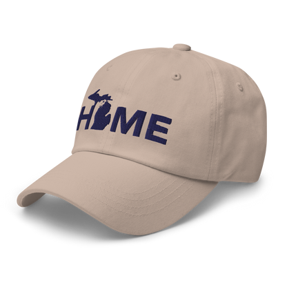 Michigan 'Home' Dad Hat (Geometric Sans Font)