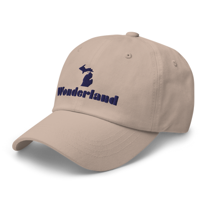 Michigan 'Wonderland' Dad Hat (Art Deco Font)