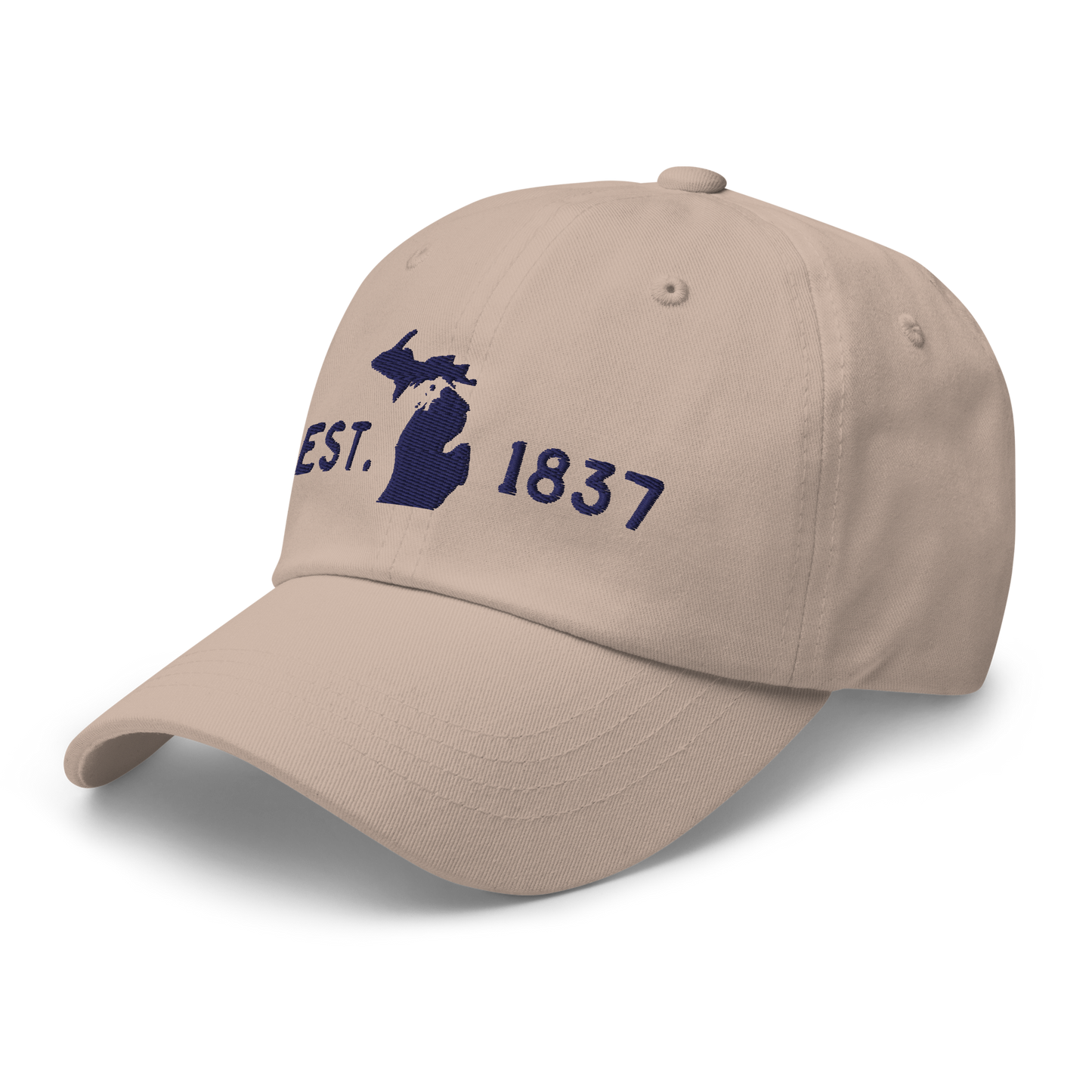 Michigan 'EST 1837' Dad Hat (Licence Plate Font)