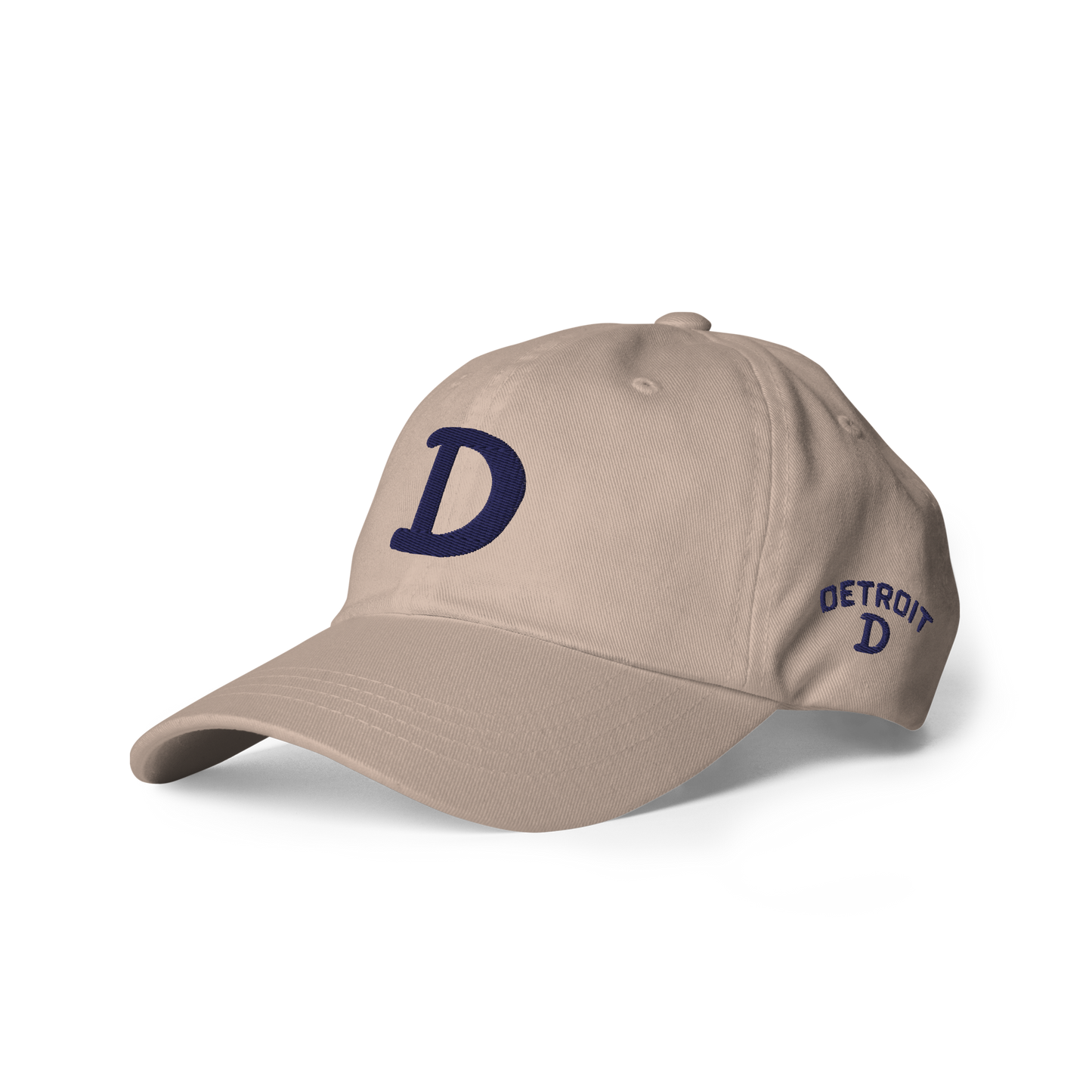 Detroit 'Old French D' Dad Hat (w/ Side Design)