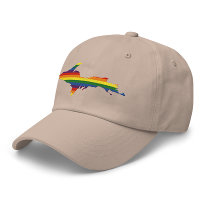 Michigan Upper Peninsula Dad Hat (Pride Edition)