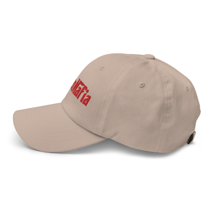 Michigan 'MittenMafia' Dad Hat (Gangster Font) | Red Embroidery