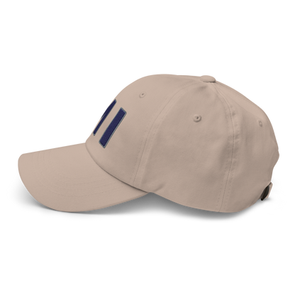 Michigan 'MI' Dad Hat (1940s Baseball Font)