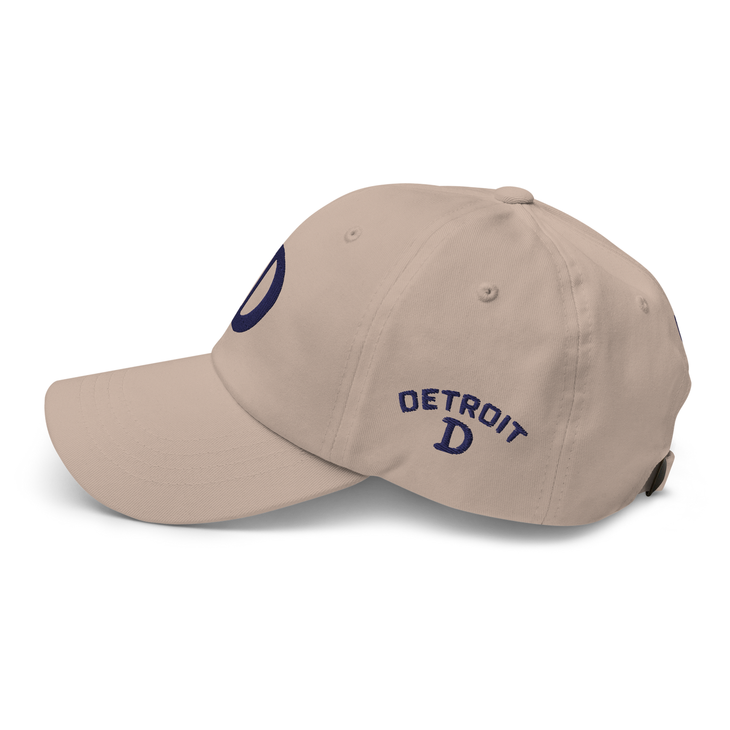 Detroit 'Old French D' Dad Hat (w/ Side Design)