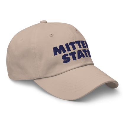 Michigan 'Mitten State' Dad Hat (Geometric Sans Font)