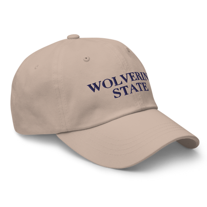 Michigan 'Wolverine State' Dad Hat (Didone Font)