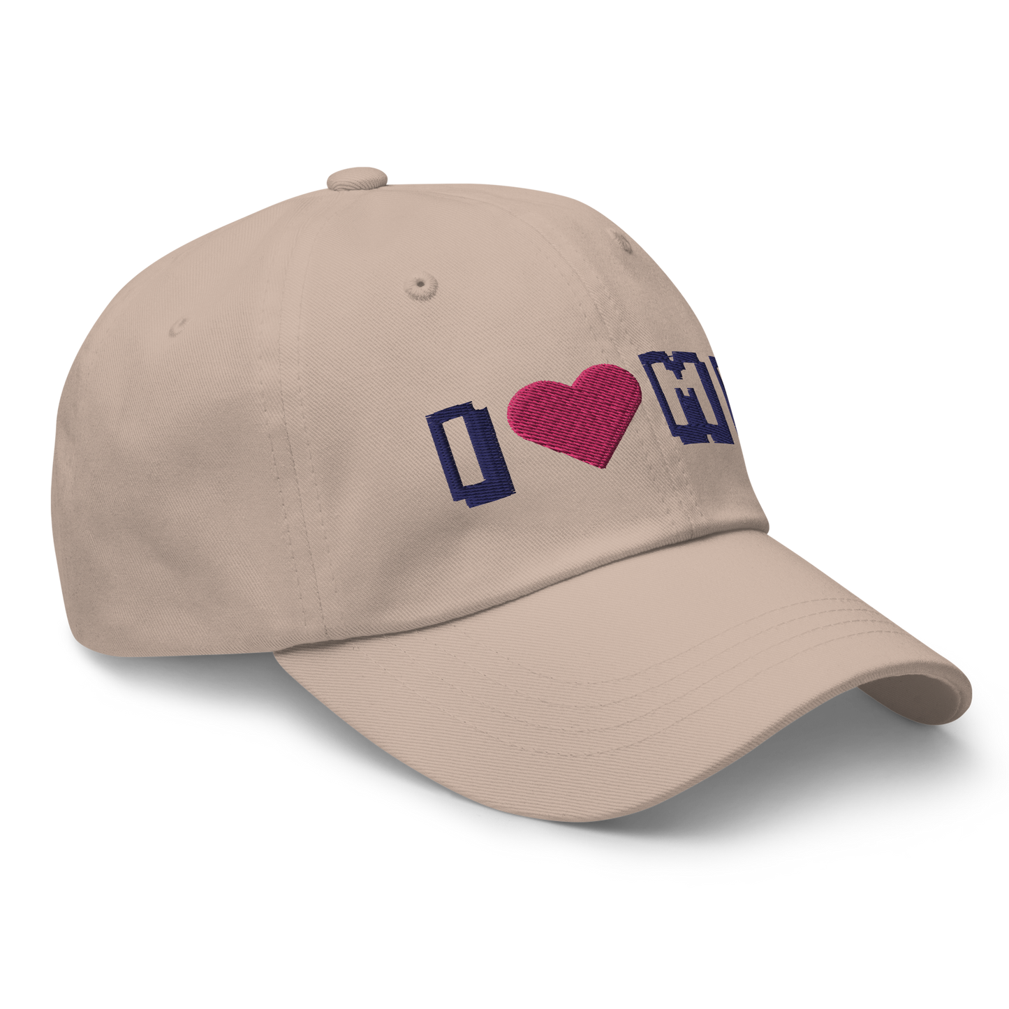 Michigan 'I ❤️ MI' Dad Hat (Arcade Font)