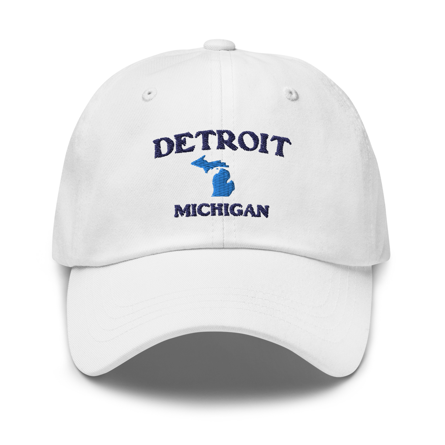 'Detroit Michigan' Dad Hat (w/ Michigan Outline)