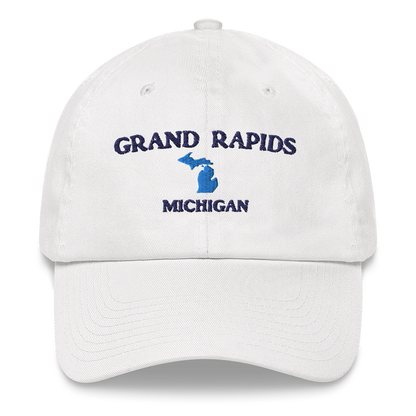 'Grand Rapids Michigan' Dad Hat (w/ Michigan Outline)