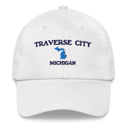 'Traverse City Michigan' Dad Hat (w/ Michigan Outline)