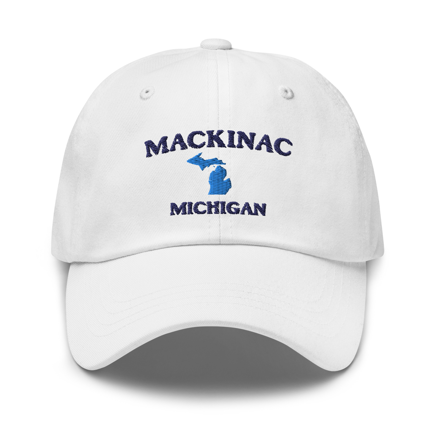 'Mackinac Michigan' Dad Hat (w/ Michigan Outline)